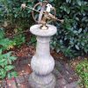 STATUES & SCULPTURES Victorian Armillary Stone Garden Sundial Clearance