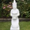 STATUES & SCULPTURES Thai Princess 85Cm Marble Resin Garden Ornament Best