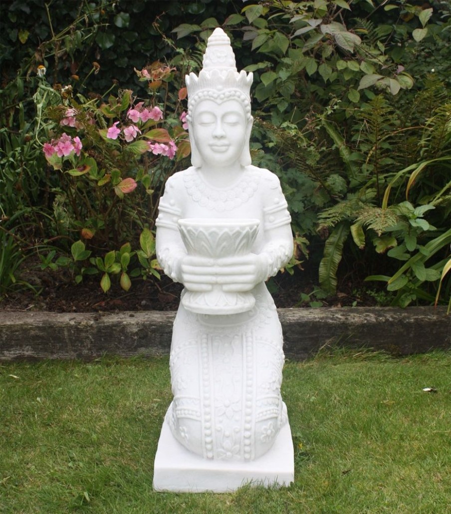 STATUES & SCULPTURES Thai Princess 85Cm Marble Resin Garden Ornament Best