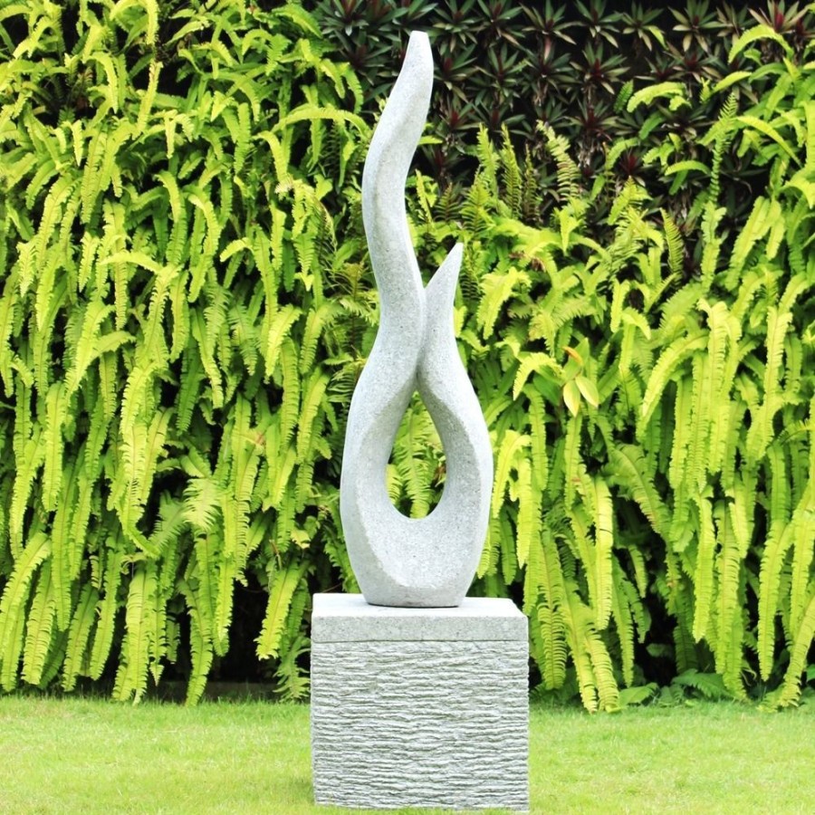 STATUES & SCULPTURES Energise Contemporary Stone Garden Sculpture Online