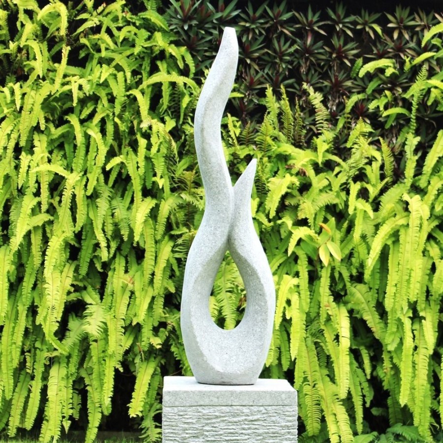 STATUES & SCULPTURES Energise Contemporary Stone Garden Sculpture Online