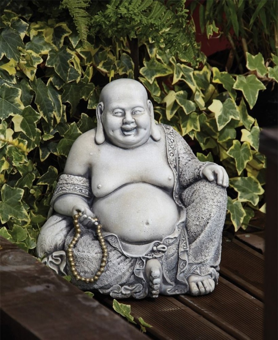 STATUES & SCULPTURES Pearl Stone Buddha Garden Ornament Online