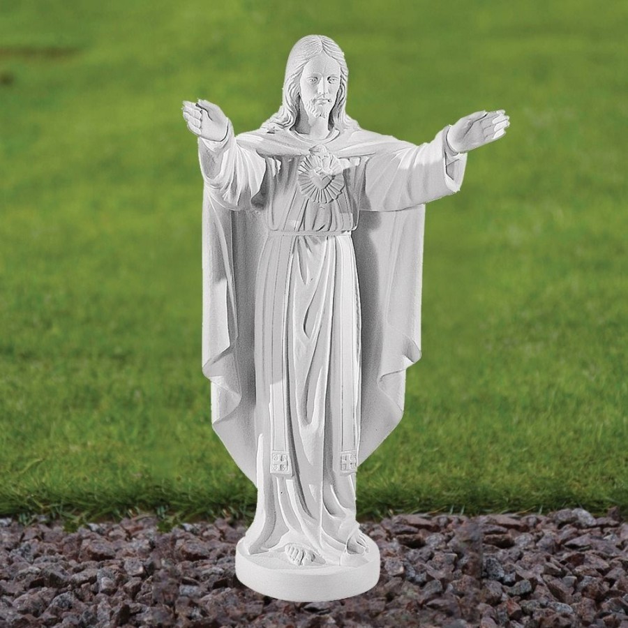 STATUES & SCULPTURES Jesus Christ 79Cm Marble Resin Garden Statue Hot