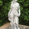 STATUES & SCULPTURES Diana The Huntress 85Cm Stone Resin Garden Statue Hot