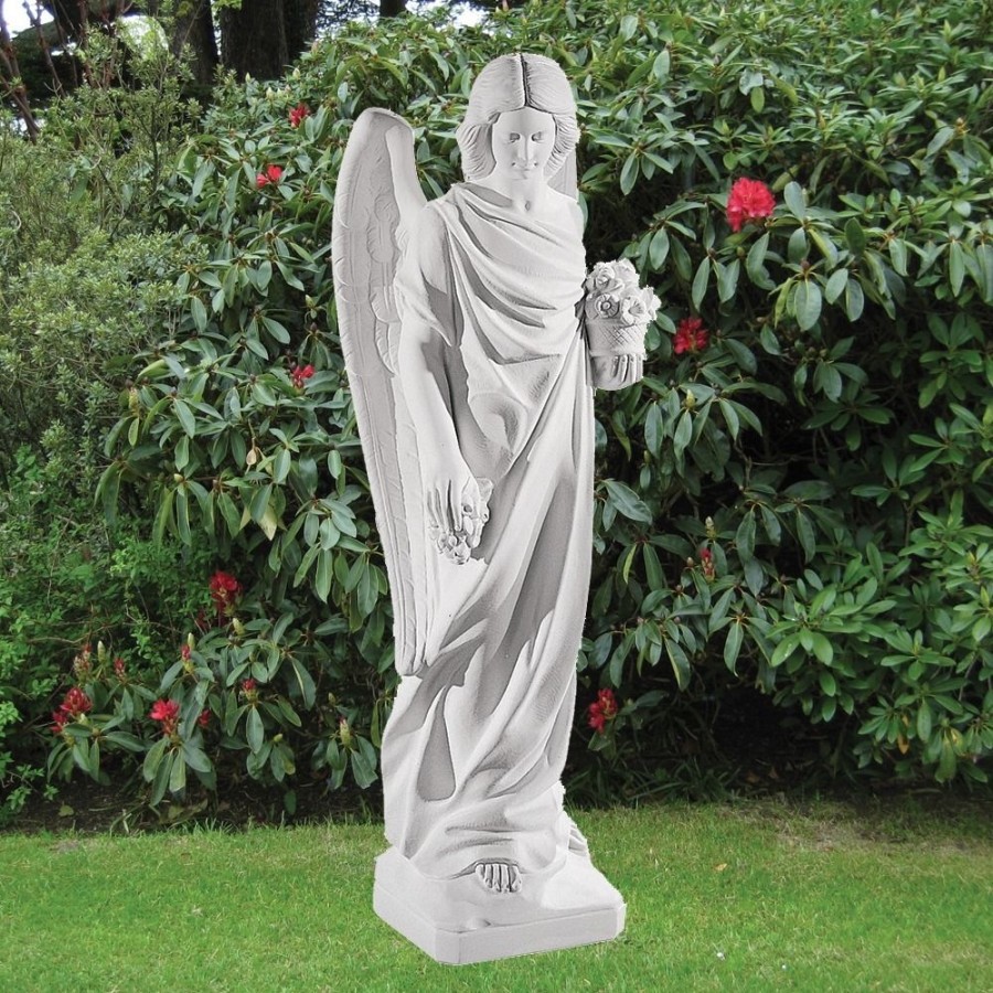 STATUES & SCULPTURES Angel 103Cm Marble Resin Garden Statue Hot