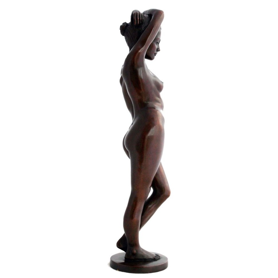 STATUES & SCULPTURES Standing Woman Bronze Indoor Sculpture Hot