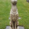 STATUES & SCULPTURES Greyhound 90Cm Stone Garden Statue Wholesale