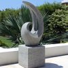 STATUES & SCULPTURES Curvation Modern Art Stone Statue - Large Garden Sculpture Hot