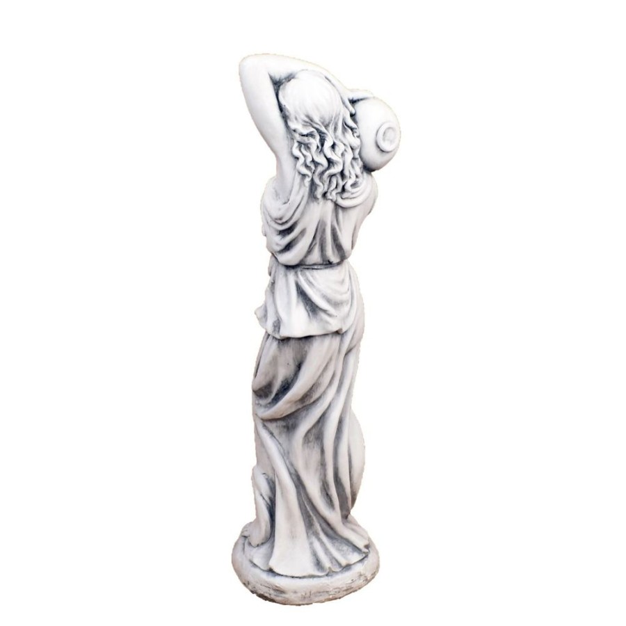 STATUES & SCULPTURES Roman Goddess With Urn 84Cm Stone Resin Garden Statue Best