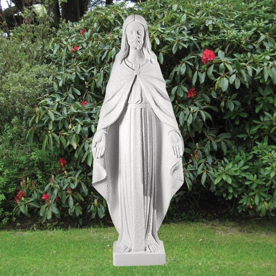 STATUES & SCULPTURES Jesus Christ 95Cm Marble Resin Garden Statues Best