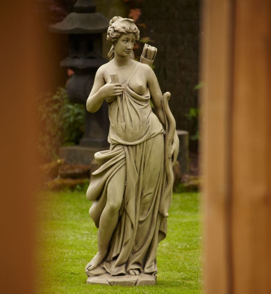 STATUES & SCULPTURES Diana Stone Garden Statue Clearance