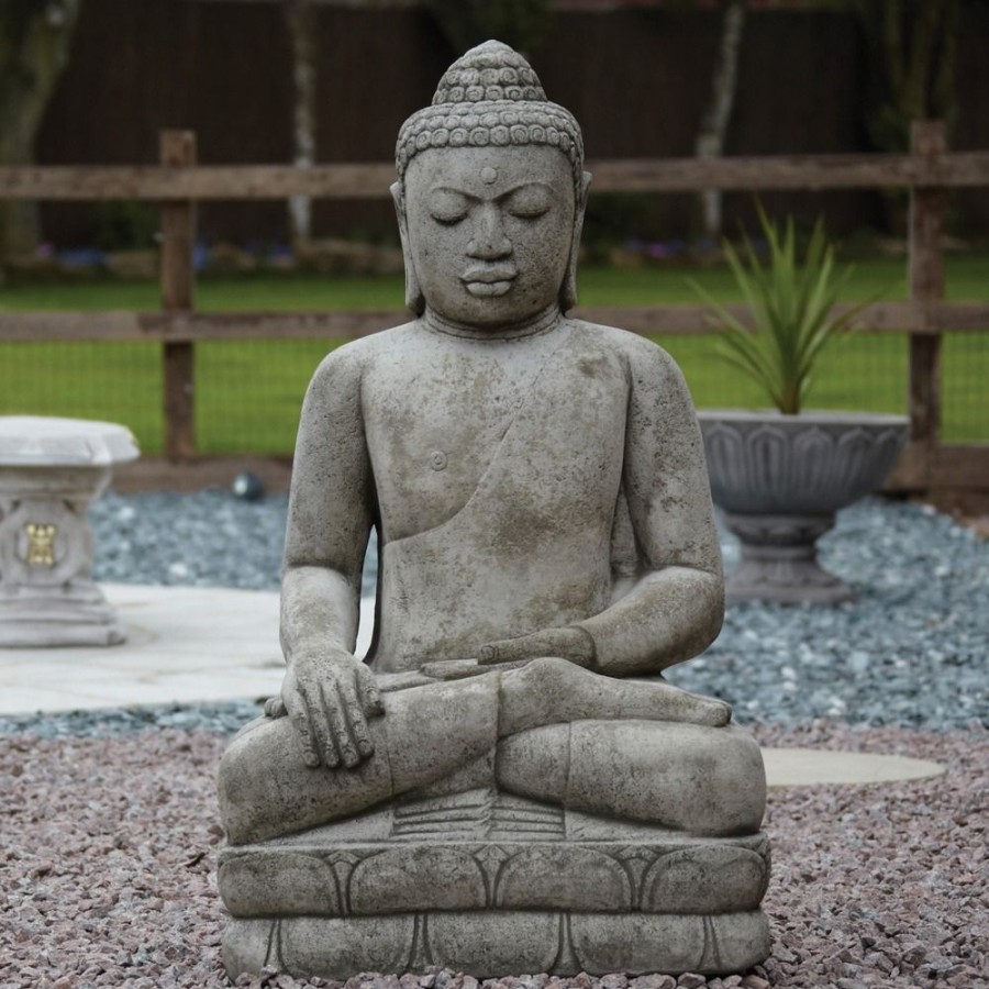 STATUES & SCULPTURES Mega Buddha Stone Garden Statue Wholesale