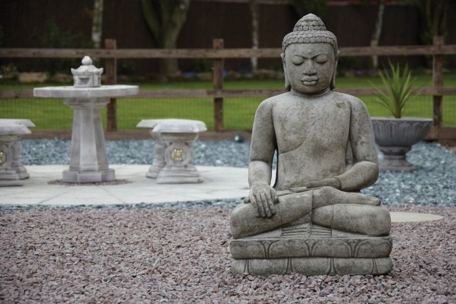 STATUES & SCULPTURES Mega Buddha Stone Garden Statue Wholesale