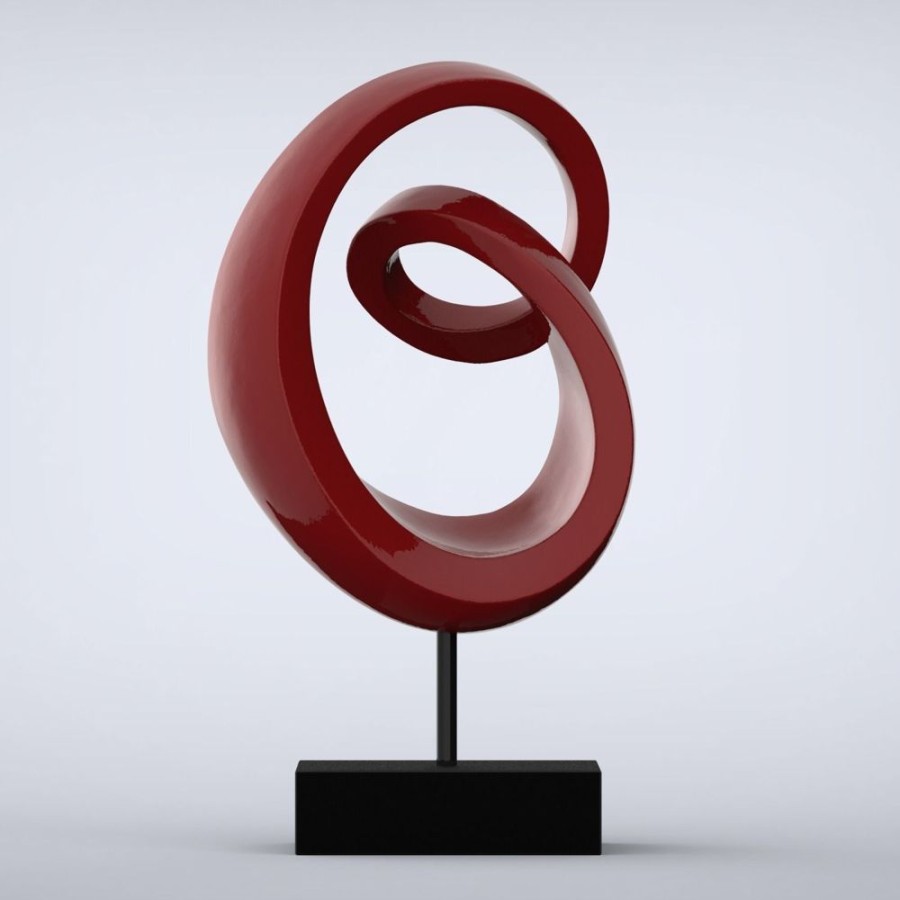 STATUES & SCULPTURES Eternity Contemporary Indoor Sculpture - 16 Colour Options Clearance