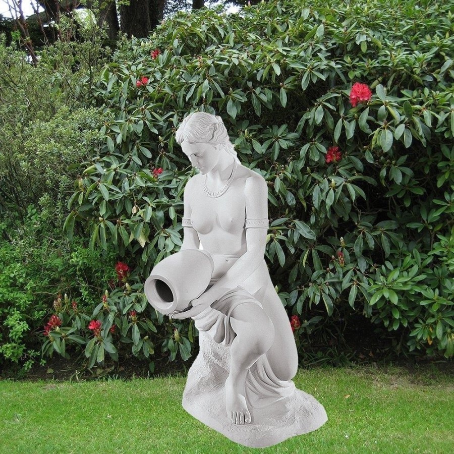 STATUES & SCULPTURES Water Bearer 90Cm Marble Resin Garden Statue Online