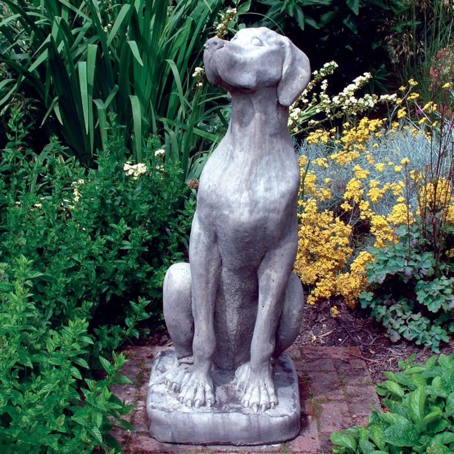 STATUES & SCULPTURES Great Dane Female Dog Stone Garden Statue Best