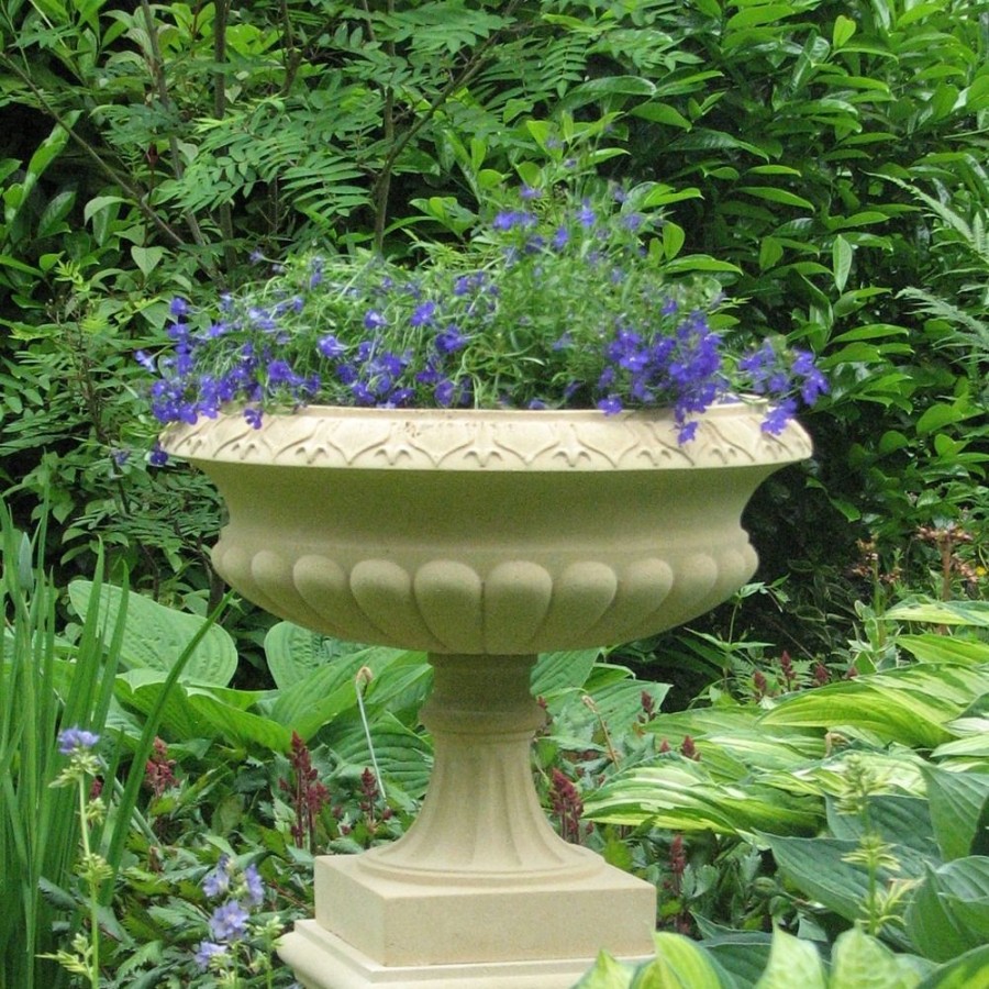 STATUES & SCULPTURES Georgian Tazza Stone Garden Planter Clearance