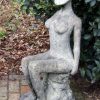 STATUES & SCULPTURES Fadila Nude Modern Stone Garden Statue Online