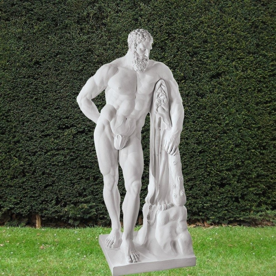 STATUES & SCULPTURES Hercules 60Cm Marble Resin Garden Statue Wholesale