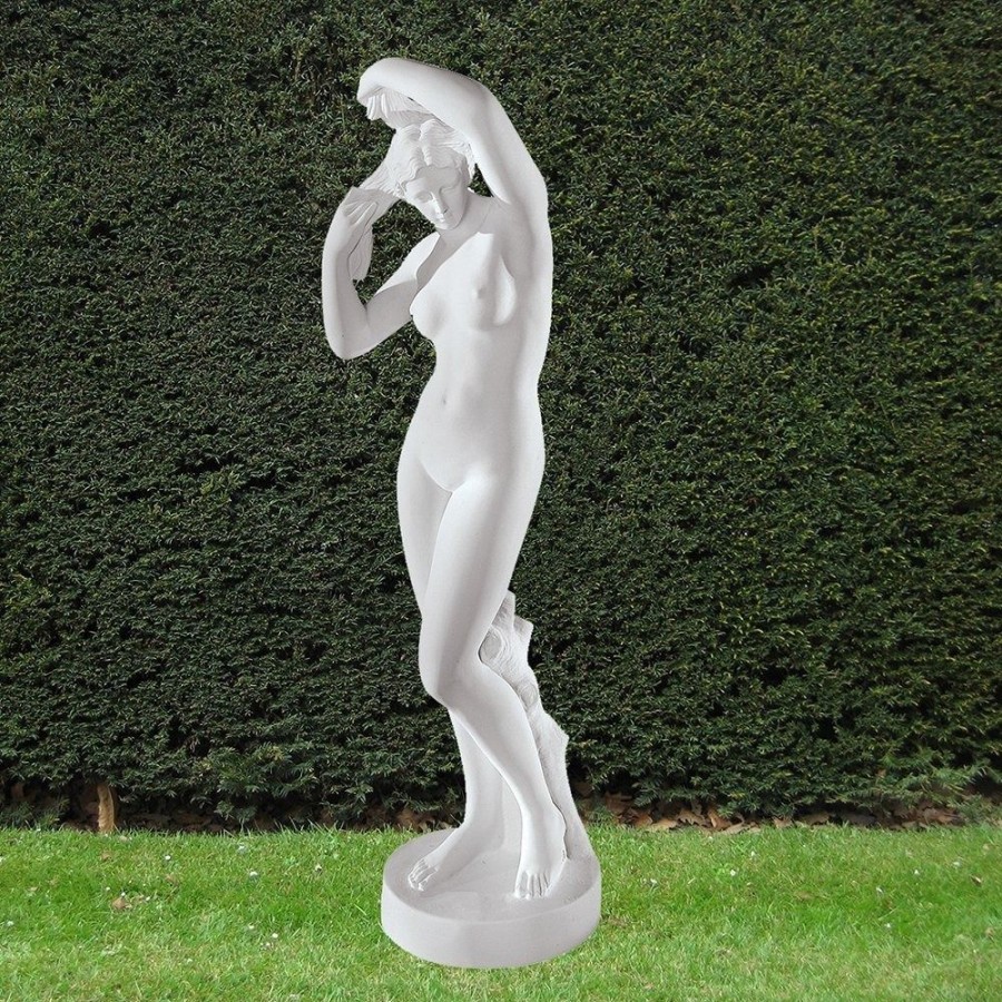 STATUES & SCULPTURES Bathing Venus 80Cm Marble Resin Garden Statue Clearance