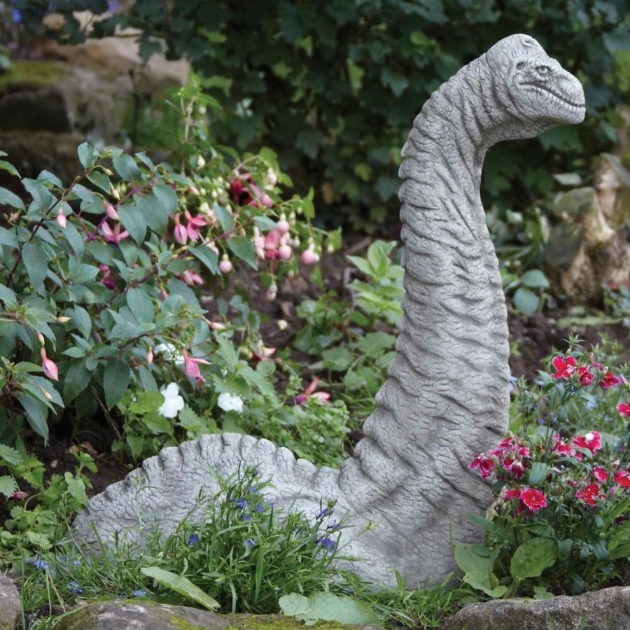 STATUES & SCULPTURES Brachiosaurus Dinosaur Stone Garden Ornament Best