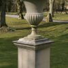 STATUES & SCULPTURES Verona Vase Stone Garden Planter On Pedestal Clearance