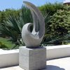 STATUES & SCULPTURES Curvation Modern Art Stone Statue - Large Garden Sculpture Wholesale