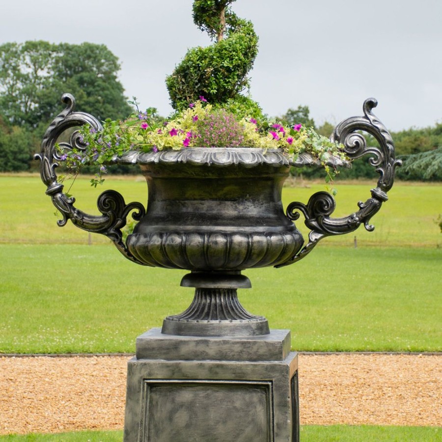 STATUES & SCULPTURES Grand Cheshire Urn Bronze Metal Garden Planter Wholesale