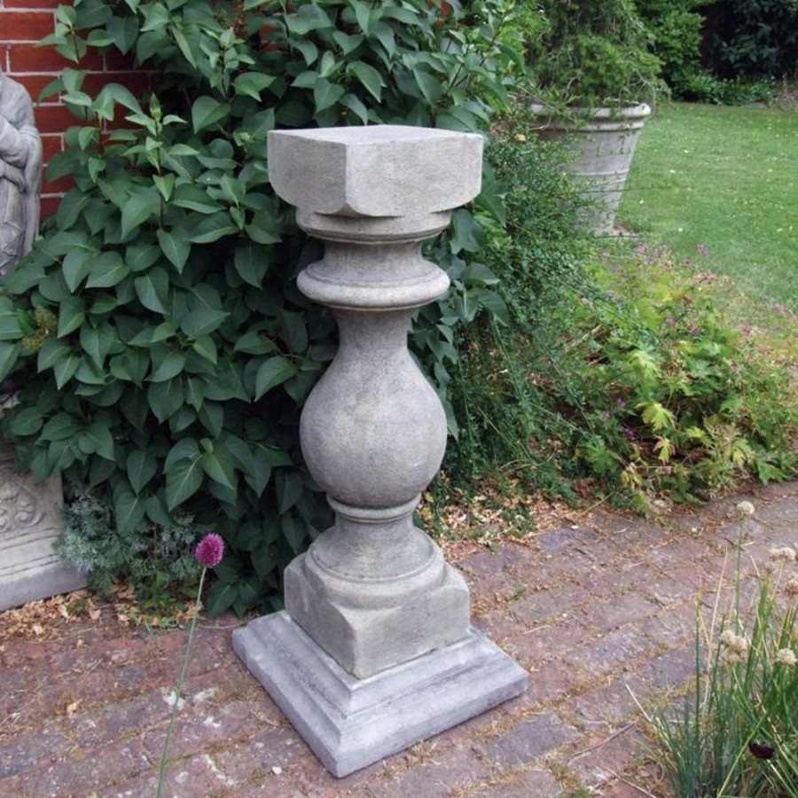 STATUES & SCULPTURES Grand Baluster Column Stone Garden Pedestal Hot