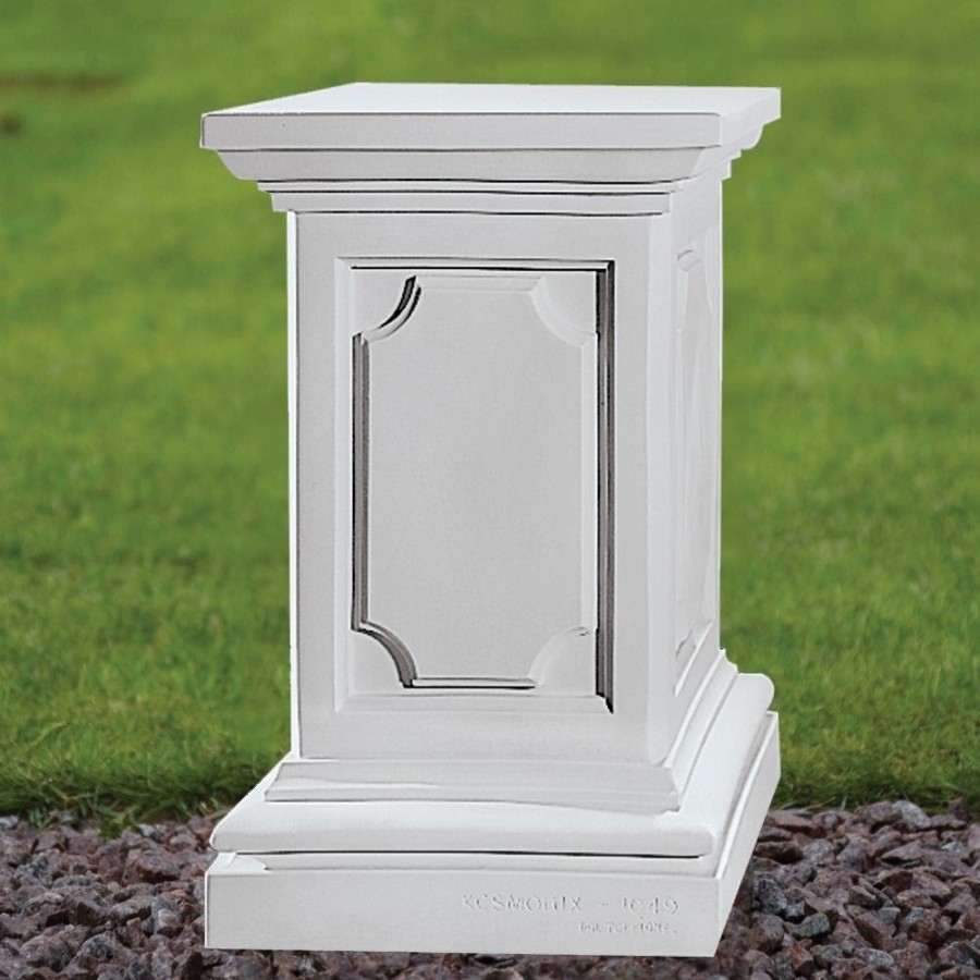 STATUES & SCULPTURES Plain 70Cm Marble Resin Garden Pedestal Online