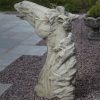 STATUES & SCULPTURES Epona Horses Head Stone Garden Ornament Online