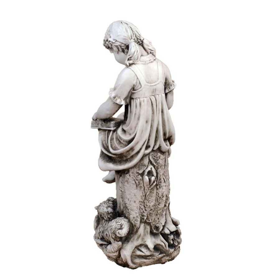 STATUES & SCULPTURES Reading Girl 89Cm Stone Resin Garden Statue Wholesale