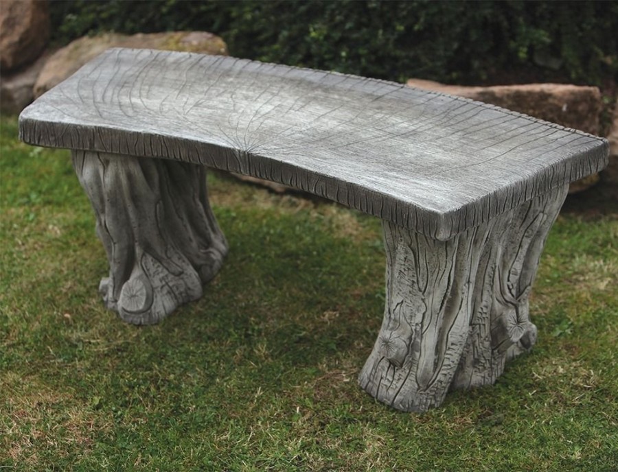 STATUES & SCULPTURES Woodlands Design Stone Garden Bench Hot