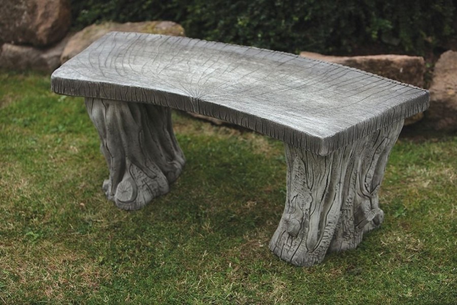 STATUES & SCULPTURES Woodlands Design Stone Garden Bench Hot