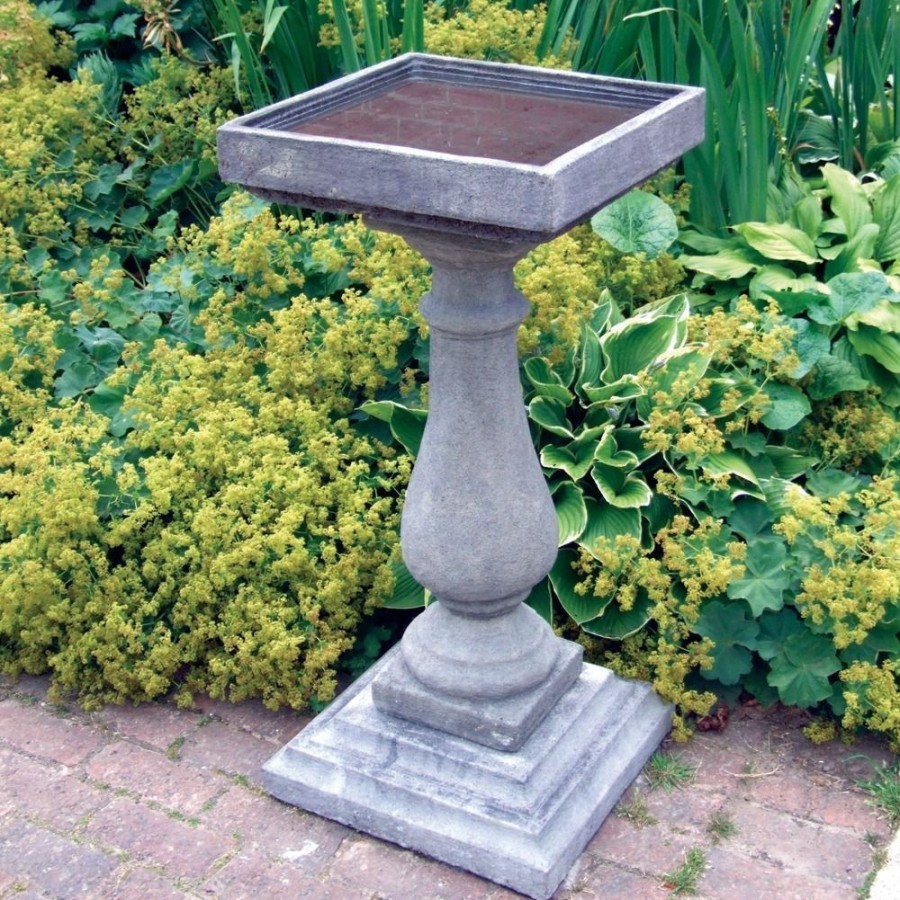 STATUES & SCULPTURES Baluster 99Cm Stone Garden Bird Bath Wholesale