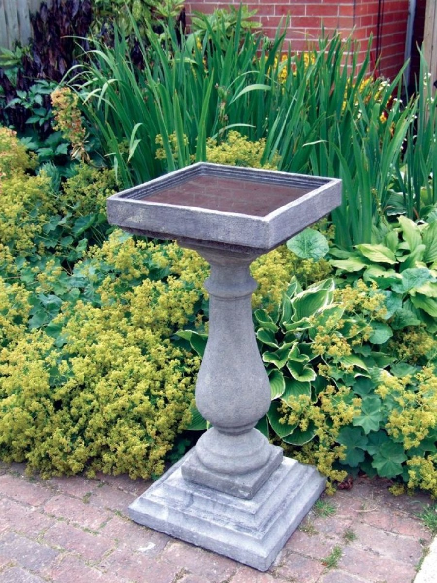 STATUES & SCULPTURES Baluster 99Cm Stone Garden Bird Bath Wholesale