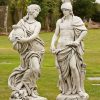 STATUES & SCULPTURES Roman Gladiator & Goddess Stone Garden Statues Best