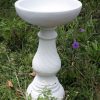 STATUES & SCULPTURES Buttermere Marble Resin Modern Garden Bird Bath Online