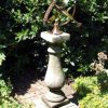 STATUES & SCULPTURES Baluster Large Armillary Stone Garden Sundial Hot