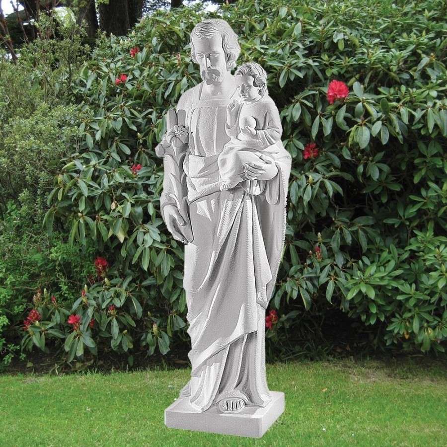 STATUES & SCULPTURES St. Joseph 79Cm Marble Resin Garden Statue Wholesale