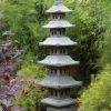 STATUES & SCULPTURES Seven Piece Japanese Pagoda Stone Garden Ornament Hot