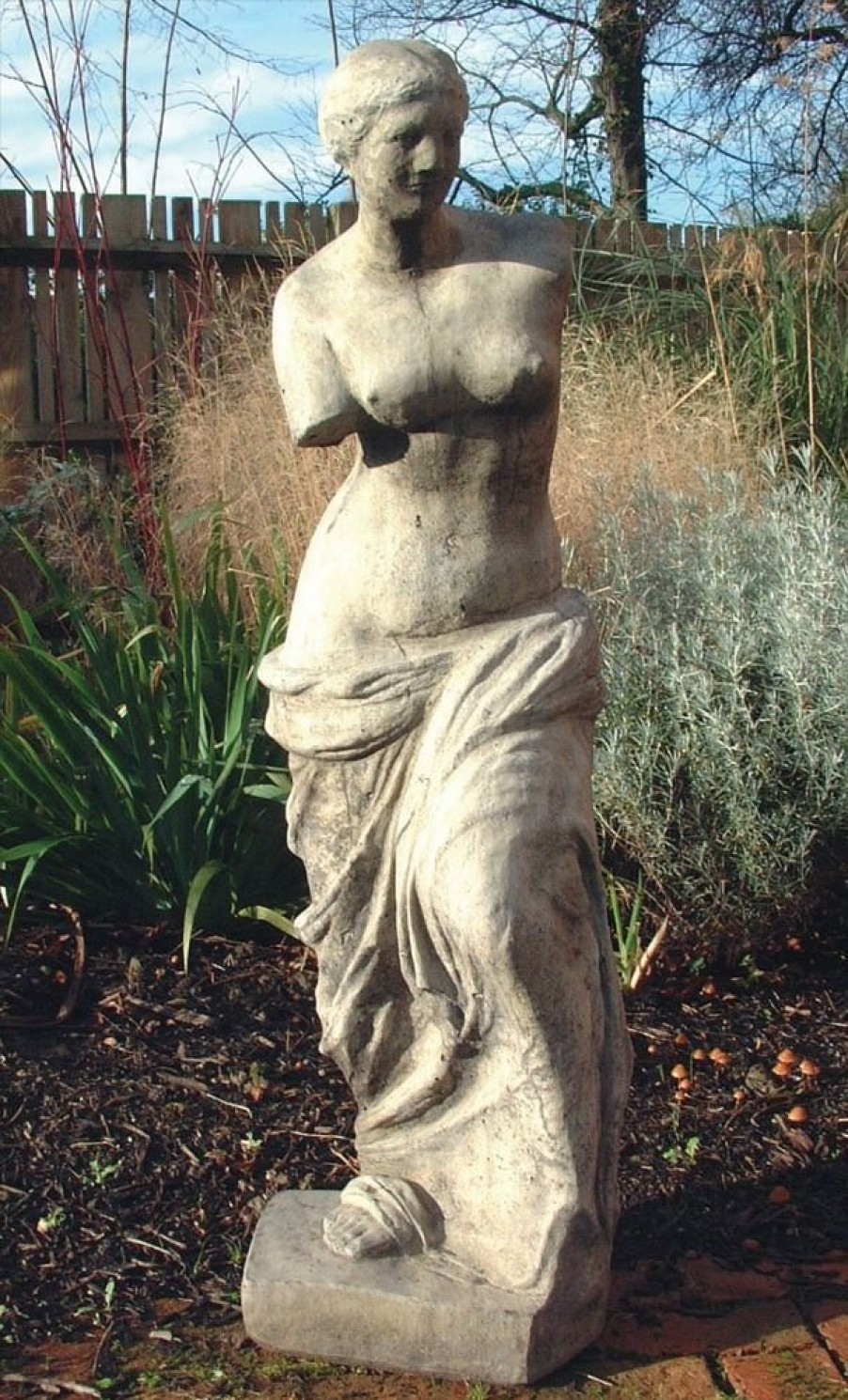 STATUES & SCULPTURES Venus De Milo 114Cm Stone Garden Statue Wholesale