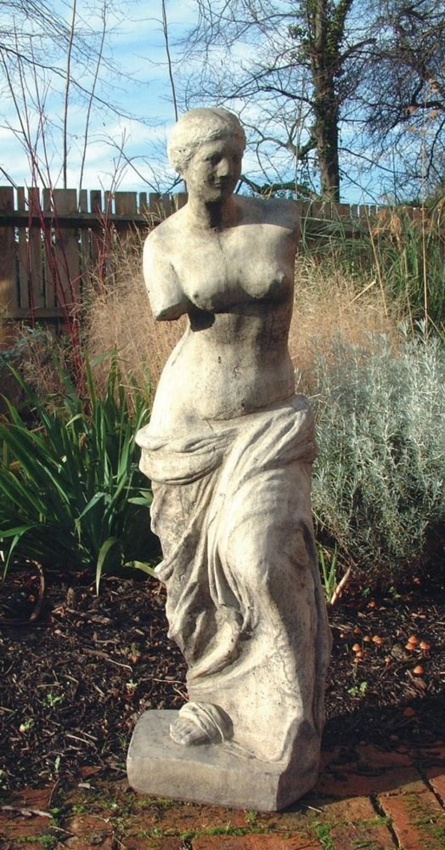 STATUES & SCULPTURES Venus De Milo 114Cm Stone Garden Statue Wholesale