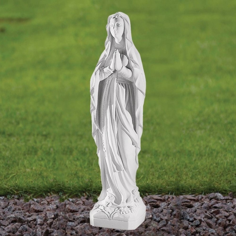 STATUES & SCULPTURES Our Lady Of Lourdes 76Cm Marble Resin Garden Statue Online