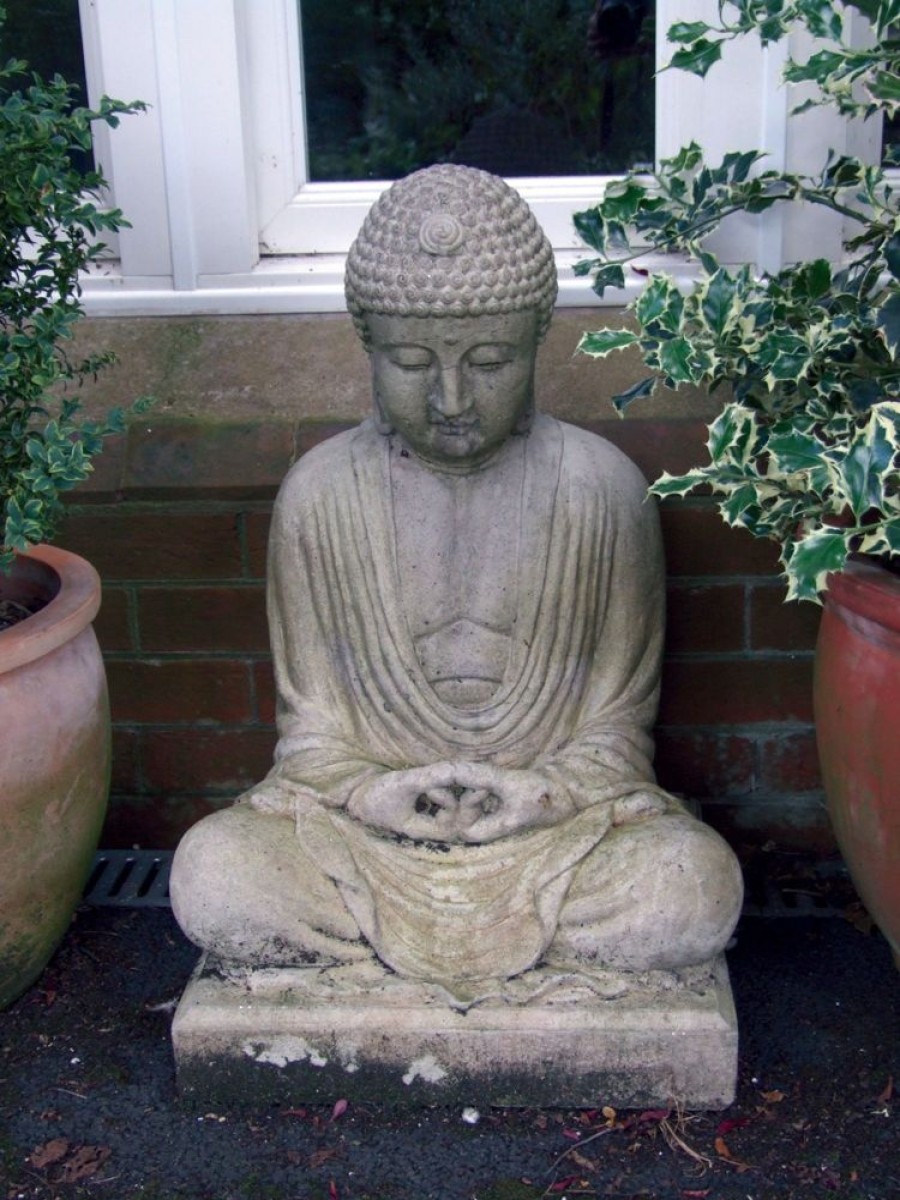 STATUES & SCULPTURES Meditation Buddha Stone Garden Statue Online