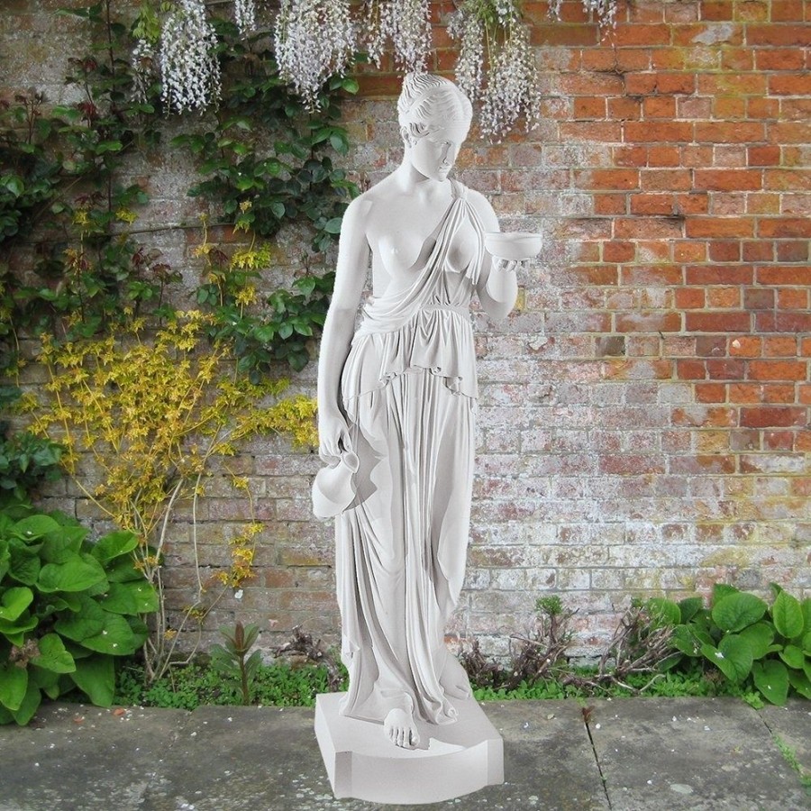 STATUES & SCULPTURES Hebe 165Cm Marble Resin Garden Statue New