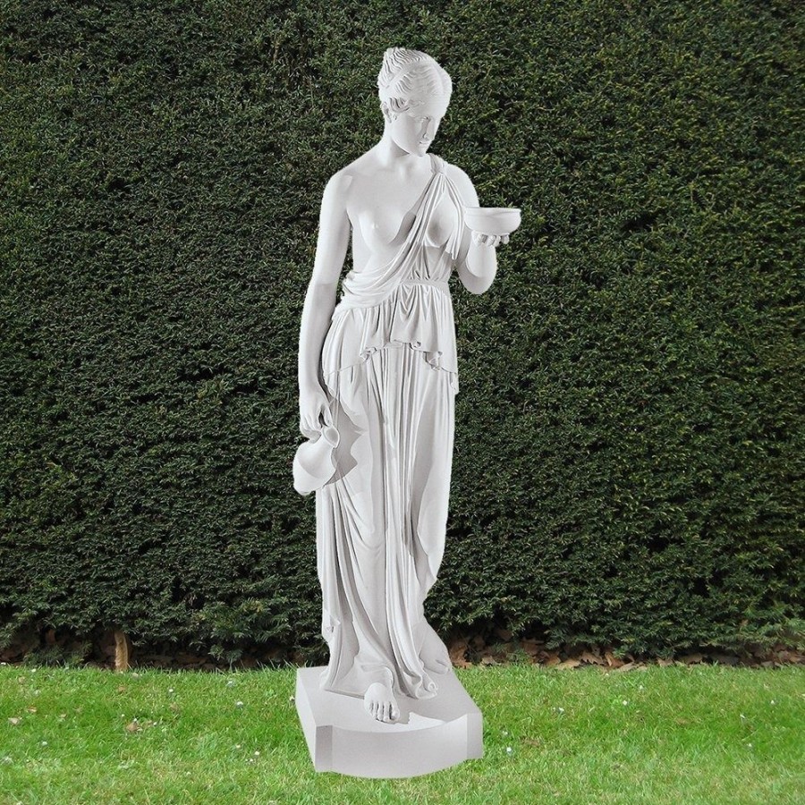 STATUES & SCULPTURES Hebe 165Cm Marble Resin Garden Statue New