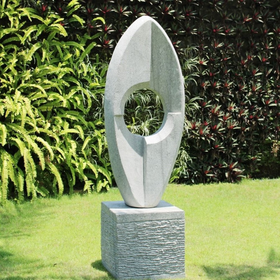 STATUES & SCULPTURES Azura Contemporary Stone Garden Sculpture Best