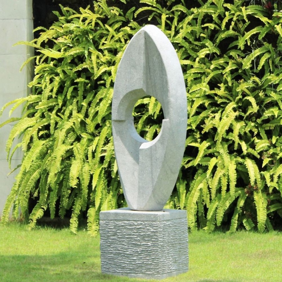 STATUES & SCULPTURES Azura Contemporary Stone Garden Sculpture Best