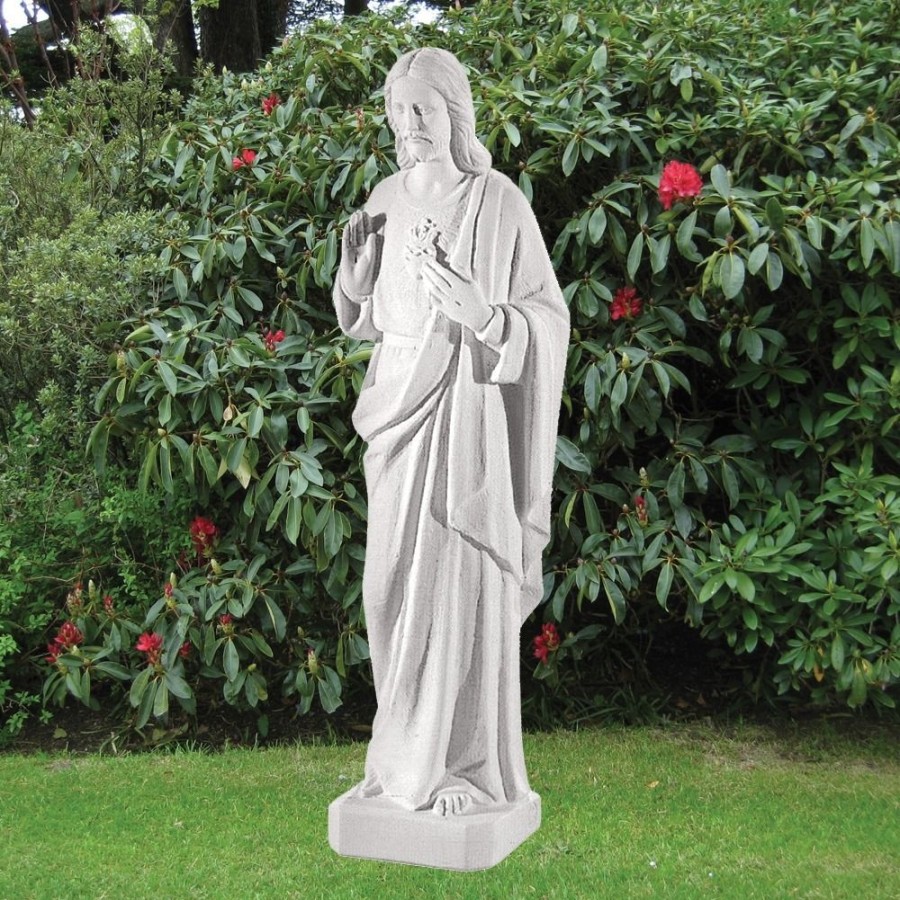 STATUES & SCULPTURES Jesus Christ 97Cm Marble Resin Garden Statue Hot